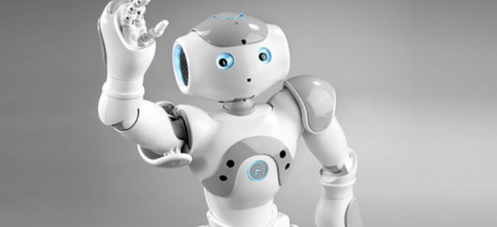 Robot humanoïd NAO par Aldebaran Robotics. CC-BY-SA